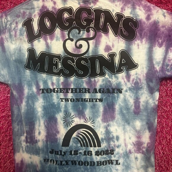 Kenny Loggins and Jim Messina Together Again Tour Tie Dye Small - Picture 4 of 4